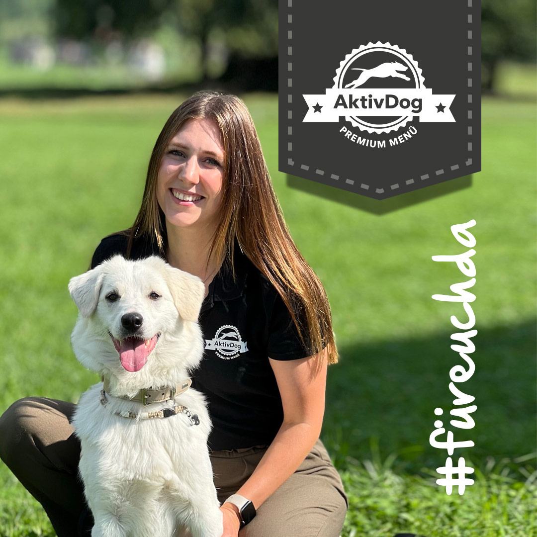 Das ist Romina, Euer Ansprechpartner bei AktivDog frisches Schweizer Hundefutter